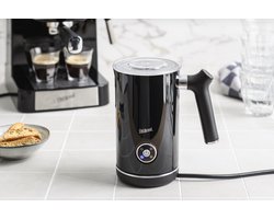 Retro melkschuimer Zwart OldScool - melkopschuimer