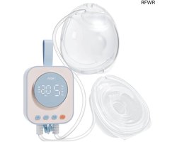 RFWR® Elektrische Hands-Free Borstkolf met Dubbele Motor en 9 Zuigkrachtinstellingen