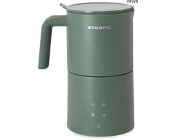 RFWR® Elektrische Melkopschuimer met Touchscreen en 4 Programma's - Vaatwasmachinebestendig, 620 ml, Veiligheidsontwerp