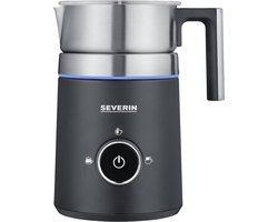 Severin SM 3585 - Melkopschuimer met inductietechniek - Vaatwasserbestendige RVS melkkan van 500ml - 3 programma's - zilver/zwart