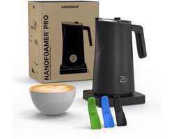 Subminimal - NanoFoamer PRO GEN-2 - Automatische Melkopschuimer - Melkschuimer Elektrisch - Zwart