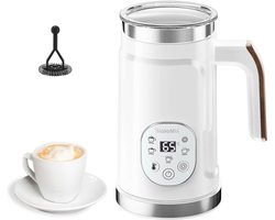 Vedder House - Melkopschuimer - 5-in-1 - Elektrisch - Met LED touchscreen - Tot 65 graden - 300 ml