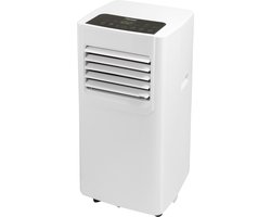 Bestron mobiele airco, airconditioning voor ruimtes tot 28m², koelvermogen 2,1 kW, met CFC vrije koelmiddel, 7.000 BTU/h, kleur: wit