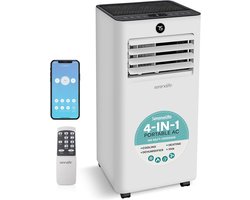 Draagbare Airconditioning 10000 BTU - Koel-, Warmte-, Ontvochtigings- en Ventilatiefunctie - Compact en Efficiënt voor Ruimtes tot 42 m²