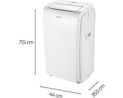 Draagbare Airconditioning met Wifi 2 in 1 - 9000 BTU