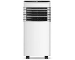 DreamGoods Mobiele Airco - 7000 BTU - 3-IN-1 Airco met Afvoerslang - Verkoelen, Ventileren & Ontvochtigen - Airco voor Slaapkamer - Airconditioning met Raamafdichtingskit