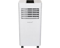 DreamGoods Mobiele Airco - 9000 BTU - 4-IN-1 Airconditioner met Afvoerslang - Verkoeling - Verwarmingsfunctie - Ventileren - Ontvochtigen - Complete Airco Set - Met Raamafdichtingskit voor Schuifraam