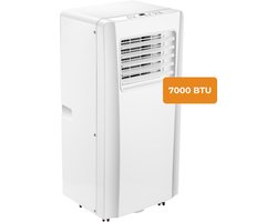 Evolar Mobiele Airco - 3-in-1 - 7000 BTU - met Luchtontvochtiger - incl. Raamafdichtingskit - WiFi - Voor Slaapkamer - EVO-7000CW
