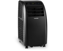 Klarstein Mobiele airconditioner met luchtafvoerslang, 4-in-1 airconditioner met ventilator, luchtontvochtiger & nachtmodus, Kleine & draagbare airconditioner voor thuis & op kantoor, Laag verbruik, 10000 BTU