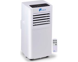 Lifetime Air Mobiele Airco - Airconditioning, Luchtontvochtiger en Ventilator - Luchtkoeler met Afvoerslang - Aircooler 65dB - Air Conditioner tot 40m3 - Afstandsbediening en Timer - 8.000 BTU