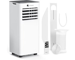 Mobiele Air Conditioner 9000 BTU - 4 in 1 Koeling, Ontvochtigen, Ventileren en Slaapmodus met Afstandsbediening