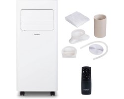 Mobiele Airco 7000 BTU - 3-in-1 Functie voor Koelen, Ontvochtigen en Ventileren, Geschikt voor Kamers tot 25m² met Afstandsbediening