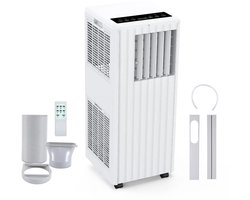 Mobiele Airconditioner – Draagbare Airco – Ventilator – Ontvochtiger – 9000 BTU – 42 Liter Ontvochtiging – Timer Tot 24 Uur
