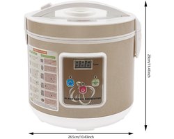 90W 12-15 Dagen Automatische Zwarte Knoflook Fermentator - Intelligente Fermentatiemachine - Groot Capaciteit 1.1 Gal - Aluminium & Plastic - Modern Rond Design - Temperatuur 30-85℃ - EU Stekker - Energiezuinig - Gezond & Smaakvol