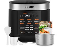 Cosori Rijst/Multicooker - 5L - 8 programma's - 17-in-1 - Voor rijst, slow cooking, bakken en meer