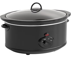 DnA® Slowcooker Met Timer - Slowcooker - Crockpot Slowcooker - Zwart - ‎25cm x 29cm x 40cm