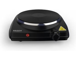 Eénpits elektrische kookplaat BROCK EP 1500 BK zwart