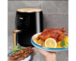 Elektrische Airfryer 4,5 Liter – Gezond Koken Zonder Olie | Multifunctioneel Airfryer voor Frituren, Bakken en Grillen