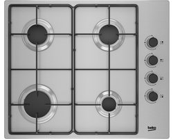 Gaskookplaat BEKO HIGG64103SXN 60 cm (4 Fornuizen)
