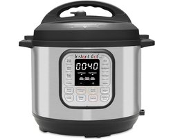Grote 8L Elektrische Snelkookpan 7-in-1 met RVS Binnenpan | 1200W Multicooker