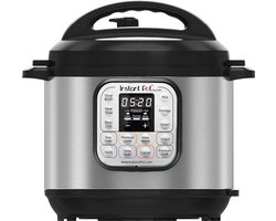 Instant Pot Duo 7,6L Multicooker - 7-in-1 Snelkookpan - Slowcooker - Rijstkoker - Stomer - Yoghurtmaker - Warmhouden - Tot 8 Porties