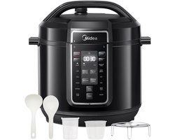 Milova Multicooker - Slowcooker - Crockpot - Rijstkoker - Yoghurtmaker - Snelkookpan - 9 Functies - 12 Programma's - Met timer