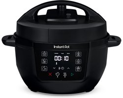 Mini Multicooker Zwart 3.8L Snelkookpan voor Snelle Maaltijden