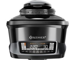 Multicooker 8L met 16 Programma's: Airfryer, Bakken, Grillen, Stomen en Meer