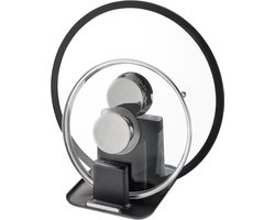 Multicookerhouder Zwart/Zilver - 14,5 x 16,5 x 11,5 cm - Stevige en Praktische Oplossing voor Jouw Multicooker