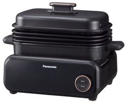 Panasonic NF-GM600KXE 6-in-1 Multi-Cooker Tafelgrill – 9 Programma’s – 40–250°C – Rookafzuiging – Vaatwasmachinebestendig – Zwart