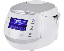 Quvo® Rijstkoker klein - Rijstkoker - Rijstkokers - Wit - 30cm x 23cm x 21cm