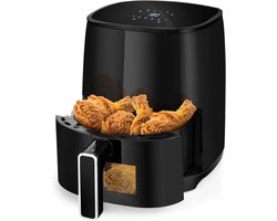 SCH® Mini airfryer - Airfryer - Airfryer klein - Zwart - ‎25cm x 30cm x 35cm