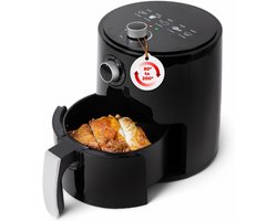 SCH® Mini airfryer - Airfryer - Airfryer klein - Zwart - ‎27cm x 27cm x 32cm
