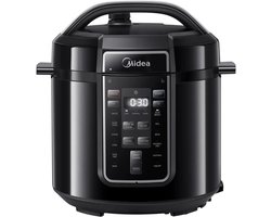 Snelkookpan – Multicooker - Elektrische Snelkookpan - Elektrische Multicooker – 9-in-1 – Rijstkoker – Stomer – Stoofpan – Yoghurtmaker – 6 Liter – Voor 5–6 Personen – Digitale Timer – Antiaanbak – Roestvrijstalen Binnenpan – Zwart – Met Accessoires
