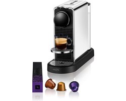 Krups Nespresso Citiz Platinum XN610D - Koffiecupmachine - RVS - Elegant - Energiezuinig