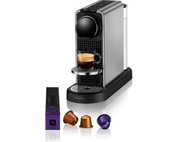 Krups Nespresso Citiz Platinum XN610T - Koffiecupmachine - Titan - Compact - Energiezuinig