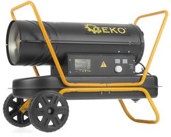 GEKO Oliegestookte heater - 25kW - Thermostaat - Mobiel - RVS branderkamer