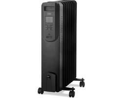 Trebs 99404 - Olieradiator - 2000W - Verstelbare Thermostaat - Zwart