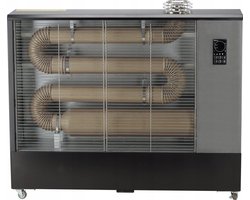 YATO Infrarood Diesel Heater - 18kW - Stralingskachel / Oliekanon - Geluidsarm & Stofvrij - Professionele Werkplaatskachel & Bouwheater - LED Display
