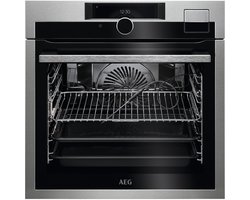 AEG BSE998230M EcoLine SteamPro - Inbouwoven | Zwart, RVS | 70 liter | | Wi-Fi | Kerntemperatuursensor