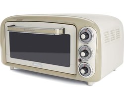 Ariete 979/03 - Vintage Oven - vrijstaand - 18 Liter - timer - 1380 Watt - Beige