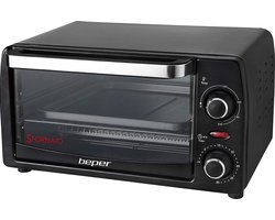 Beper 90.882- Elektrische Oven- Zwart (energieklasse B) 12 liter