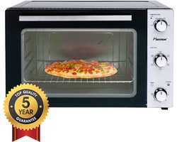 Bestron Vrijstaande oven AOV45 - Bakoven 1800W - 45L - 6 programma's - RVS - 5 jaar garantie