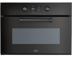 Boretti MLBS45ZW Bakoven + Stoom 45cm, 18 functies, 40L, TFT-Knob control, ZW