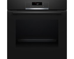 Bosch HBA572EB3 - Serie 4 - Inbouwoven - 71 L - Eenvoudig te reinigen met pyrolytische zelfreiniging - Air Fry-functie met bakplaat: gezondere manier om te snacken - 3600 W - Zwart