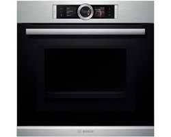 Bosch HMG6764S1 - Inbouwoven - Grill - Zelfreinigend - Kinderslot - Geïntegreerde klok - 67L - Elektrische oven