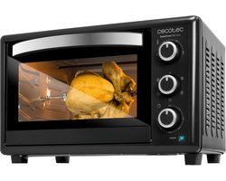 Cecotec Vrijstaande Elektrische Oven - 30 Liter - Inclusief 5 Kookfuncties en 360° Rotisserie - Instelbare Temperatuur tot 230°C Graden - Dubbele Glazen Deur - Bake&Toast