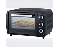 DnA® Mini Oven - Camping Oven - Mini Oven Vrijstaand - Zwart - ‎32cm x 40cm x 27cm