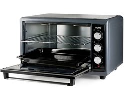 DOMO DO808GO Vrijstaande oven - Heteluchtoven - 50 Liter - 2000 W - Grijs