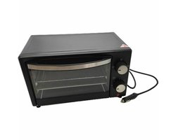 Elektrische oven - HTC Equipment - 24V 300W 9L - 2 verwarmingselementen - Keuzeschakelaar voor 3 kookmodi